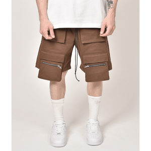 Custom <b>Brown</b> <b>Shorts</b> with 4 Front Pockets new Style <b>Shorts</b> with Cotton Fabric for <b>Man</b> Women and Kids get with custom logo - Product Image 4