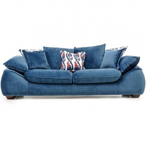 New Home Furniture Home Living Room Jeans <b>Sofa</b> Premium Denim Upholstered Modern Designer Couch Stylish Comfortable Contemporary - Product Image 1