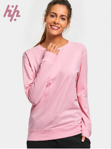 Sudadera de Invierno de Algodón para Mujer, Informal, Lisa, Rosa, Hombros Caídos, Secado Rápido, Transpirable, Productos Huzaifa - Product Image 5