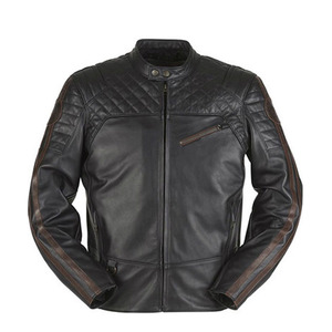Stand Collar 100% Genuine Cow Skin Leather <b>Jacket</b> Distressed Brown Winter Fashion <b>Jacket</b> - Product Image 2