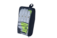 Gants de cricket en cuir PU durables, légers, antidérapants, respirants, protection supplémentaire, double couture, fermeture à cordon CP
