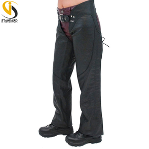 Chaparreras Completas de Equitación Inglesa de Diseño Premium para Rendimiento y Estilo, con Cierre de Velcro y Cuero Genuino, Compresión - Product Image 4