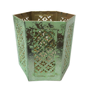 High Quality Vintage Metal T-light <b>Holder</b> Hexagon Iron Votive <b>Candle</b> <b>Holder</b> with Premium Design Great for Home Decoration - Product Image 6