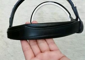 Ensemble de matériel équestre LLT de qualité supérieure, bride en cuir noir DD avec nezier extra large rembourré, haute qualité - Product Image 5