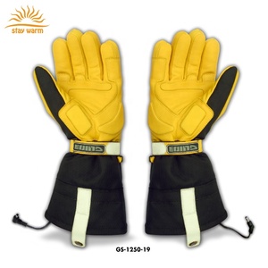 Gants de travail chauffants en cuir rechargeables 7,4 V pour hommes et femmes, pour le travail et la chasse - Product Image 3