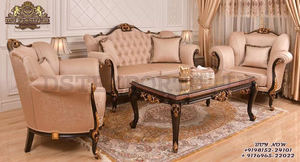 Juego de sofás tallados a mano de estilo europeo, conjunto de sofás de 7 plazas tallados en madera de diseñador para el hogar, conjunto de sofás modernos tallados a mano para sala de estar - Product Image 3