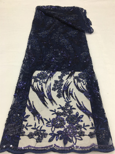 10 couleurs disponibles tissu de panneau de paillettes perlées Brod Autriche Net Saree - Product Image 3