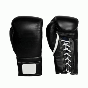 Guantes de boxeo de calidad profesional, duraderos y cómodos, cuero genuino de piel de vaca PU para características deportivas elásticas - Product Image 1