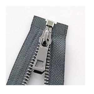 Venta al por mayor 5 Cremallera metálica de extremo abierto Función de bloqueo automático Jeans Zapatos Prendas Bolsas Textiles para el hogar Función de bloqueo automático Material plástico aluminio - Product Image 1