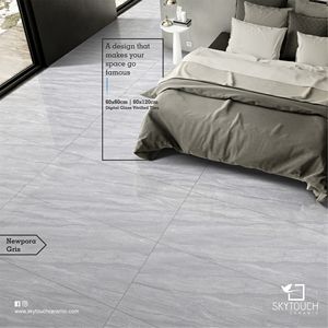 Azulejos de Porcelana Pulida con Aspecto de Mármol de 600x1200 mm |   Azulejos Modernos para Pisos y Paredes Interiores |   Marca SKYTOUCH - Product Image 5