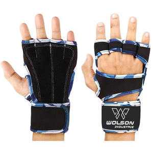 Logotipo personalizable Guantes de gimnasio de medio dedo Transpirable Entrenamiento Fitness Ejercicio Levantamiento de pesas Guantes Gimnasio Unisex para deportes. - Product Image 1