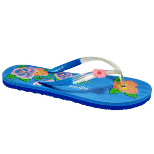 Pantoufles à fleurs imprimées en relief pour un usage régulier et adaptées à toutes les saisons, pantoufles à fleurs pour filles - Product Image 1