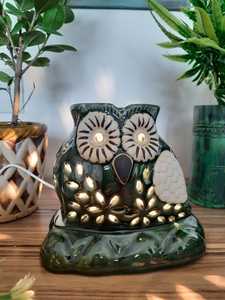 Diffuseur d'huile aromatique en céramique, design floral, pour maison, spa, hôtel, église bureau - Product Image 4