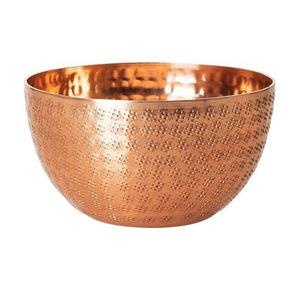 Tazón para Servir Ensaladas de Frutas de Cobre Puro, Color Blanco, Vajilla Más Vendida, Tazón Redondo para Servir Alimentos a Bajo Precio - Product Image 5