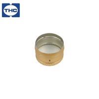 Capsules métalliques ROPP en aluminium de 18 mm personnalisables en gros, certifiées qualité alimentaire et inviolables pour bocaux