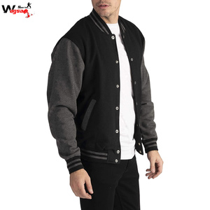 Blouson de Baseball pour hommes, en laine, personnalisé, taille Plus, vente en gros, collection - Product Image 5