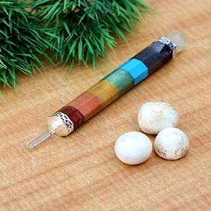 Palo curativo de siete chakras de cristales naturales de la mejor calidad con palo de chakra al por mayor - Product Image 3