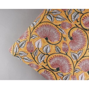 Soft Cotton Block Hand Block Printed Fabric Indian Floral 100 % Cotton,100% Cotton COMBED 1 Roll with 1 Carton Woven Guaranted - Product Image 2