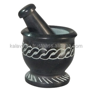 สากหินตกแต่งด้วยมือพร้อมรูปห้าเหลี่ยมแกะสลักหินธรรมชาติ - Product Image 3