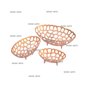 Set of 3 Different Sizes Decorative Bowl Customized Shape And Size Snacks Chocolates Serving Bowl For Sale - Product Image 1