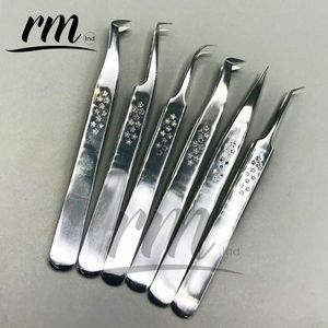 แหนบต่อขนตาปลอมทำจากสแตนเลสสีดำใช้ติดโลโก้ได้ตามต้องการ - Product Image 3