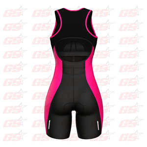 Mono de Triatlón de manga corta para mujer, ropa deportiva para bicicleta de carretera, para correr - Product Image 4
