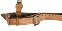 Ceintures Sam Brown de la Seconde Guerre mondiale, reproductions de haute qualité pour hommes, 100% cuir de vache véritable