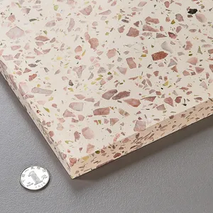 Màu hồng terrazzo phong cách sống động terrazzo trang trí sàn và gạch ốp tường