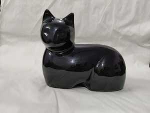 Urne funéraire pour animaux de compagnie en métal de style américain, couleur gris chat, fournitures funéraires - Product Image 5