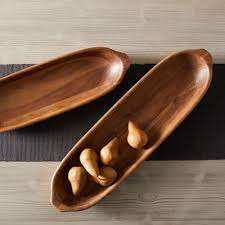 100% Dark <b>Wood</b> Dough <b>Bowl</b> Kitchen <b>Large</b> Salad Dough Serving Style Solid <b>Wood</b> Decorative Dough Tray for Best Color - Product Image 6