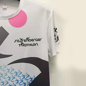 เสื้อยืดซับลิเมชั่นผู้ชายคุณภาพสูงสั่งทำพิเศษ บริการ OEM ผ้าแคนวาส ระบายอากาศได้ดี - Product Image 5