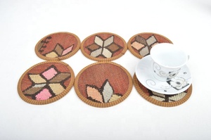 Ethnic Hand Woven Embroidery <b>Table</b> <b>Coaster</b> - Product Image 2