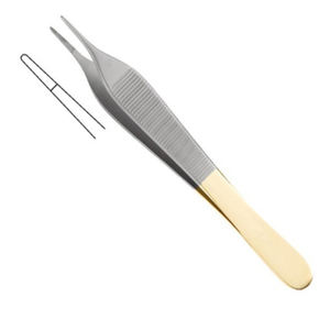 Pinzas de microdisección Adson Brown, pinzas manuales de tejido de acero inoxidable para pulgar, vendaje quirúrgico médico de alta calidad - Product Image 6