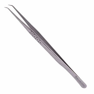 Satin Finish Eyelash Extension Tweezer with Dotted Design Private Label, Heavy Duty Stainless Steel Eyelash Extension Tweezer - Product Image 4