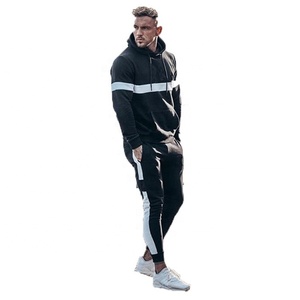 Wholesale Men's Custom Logo Winter Thermal High Quality Cotton Fleece Training Tracksuits - Product Image 6