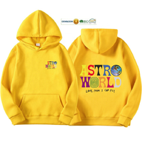 Sweat à capuche surdimensionné personnalisé de haute qualité, en molleton tricoté imprimé, mélange polyester/coton 320 GSM, épais et lourd, sans cordon