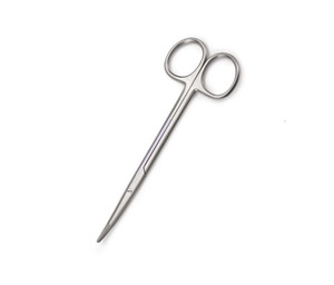 Tijeras quirúrgicas de acero inoxidable, puntas planas curvadas de 14 Cm - Product Image 3