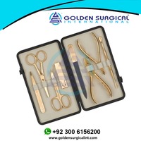 Ensemble professionnel de manucure et pédicure GOLDEN, kit de coupe-ongles en acier inoxydable |   Instruments de beauté modèle GSI-541