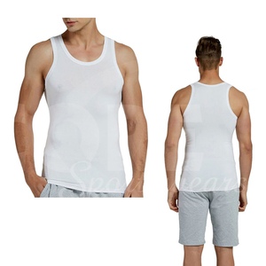 OEM-ropa informal para hombre, camisetas sin mangas personalizadas, el mejor precio, Color negro sólido - Product Image 6