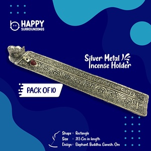 Bâton d'encens Rectangle en forme de ganhb, 10 pièces, meilleure vente, support en métal - Product Image 1