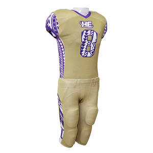 Venta directa de fábrica de fútbol americano hombres a granel camisetas de fútbol - Product Image 3