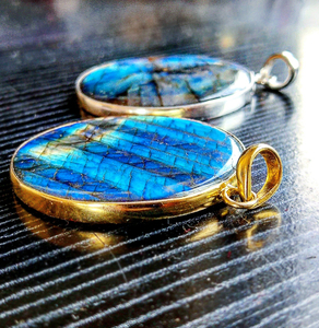 Pendentif rond en verre à la mode, plateaux, collier, dragon, labradorite, labradorite, anneau découpé, lampe led suspendue moderne - Product Image 1