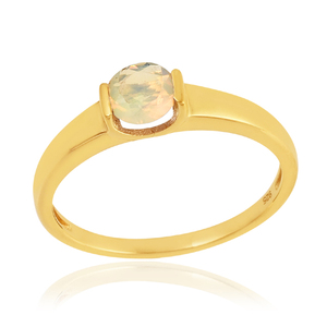 แหวนหิน Tanzanite สีเงินสเตอร์ลิง925อัญมณีคลาสสิกชุบทองสำหรับงานแต่งงานหรือวันครบรอบ - Product Image 4