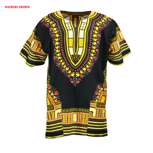 Proveedor Indio Confiable CRAFTSHUB, Ropa Tradicional Africana, Camisa Dashiki Unisex, Ligera, Transpirable, de Algodón, para Eventos Especiales - Product Image 1