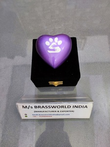 "aluminum purple heart pet cremation urn" hand painted meet with heart pet cremation urn <b>funeral</b> <b>supplies</b>" <b>Funeral</b> <b>Supplies</b> - Product Image 2