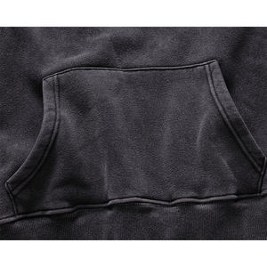 2023 Unisex Oversized <b>Men's</b> <b>Sweatshirts</b> Custom Logo <b>Grey</b> Blank Design Streetwear Hoodies for Winter - Product Image 6