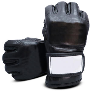 Gants de boxe unisexes, en cuir synthétique, pour adultes, gantelets MMA Pro - Product Image 2
