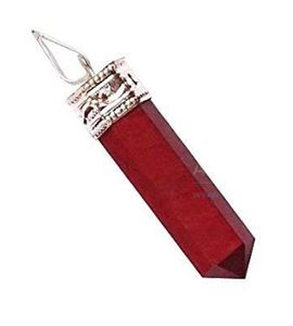 Prix de gros collier pendentif crayon agate jaspe rouge artisanat pierre semi-précieuse pour les cadeaux fournis par le fournisseur indien - Product Image 4