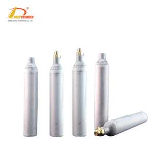 Cilindro de CO2 de Aluminio de Grado Alimenticio de 0.6L con Válvula de Alta Presión, Certificado TPED para Máquina de Refrescos - Product Image 2