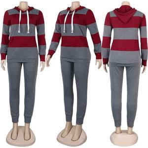 Chándal ajustado personalizado para mujer, Jersey cálido para otoño e invierno, chándal con pantalones para correr, chándal ecológico para niñas - Product Image 6